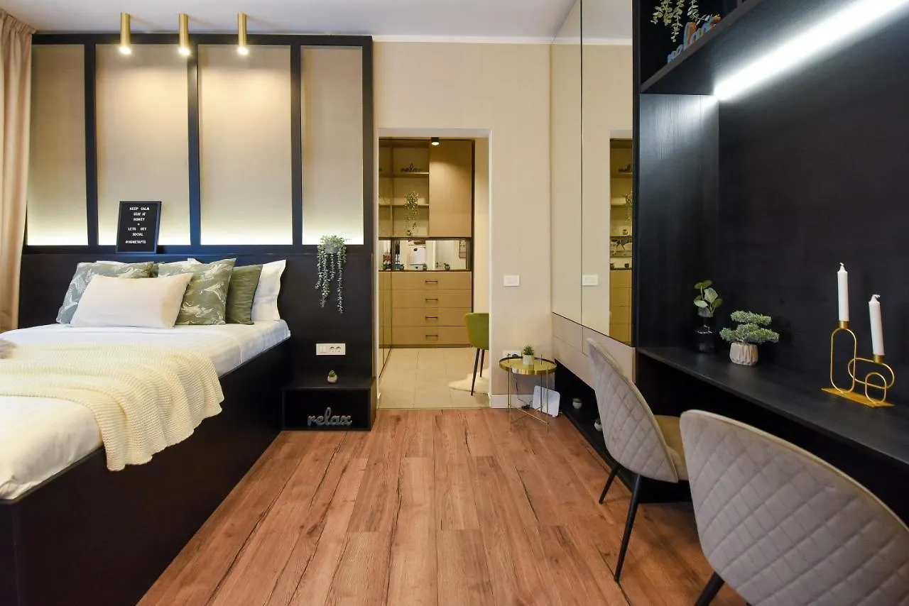Monochrome Magic. Calea Victoriei Studio Bucharest Apartment